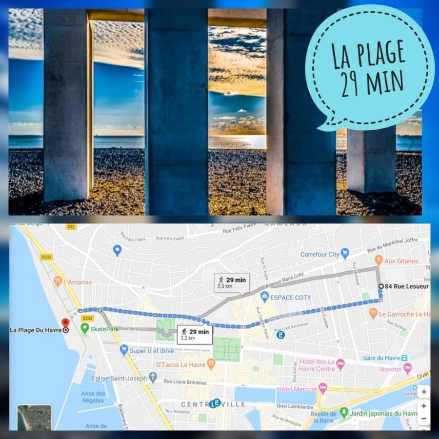 Lpah Halte Weekend Lägenhet Le Havre Exteriör bild